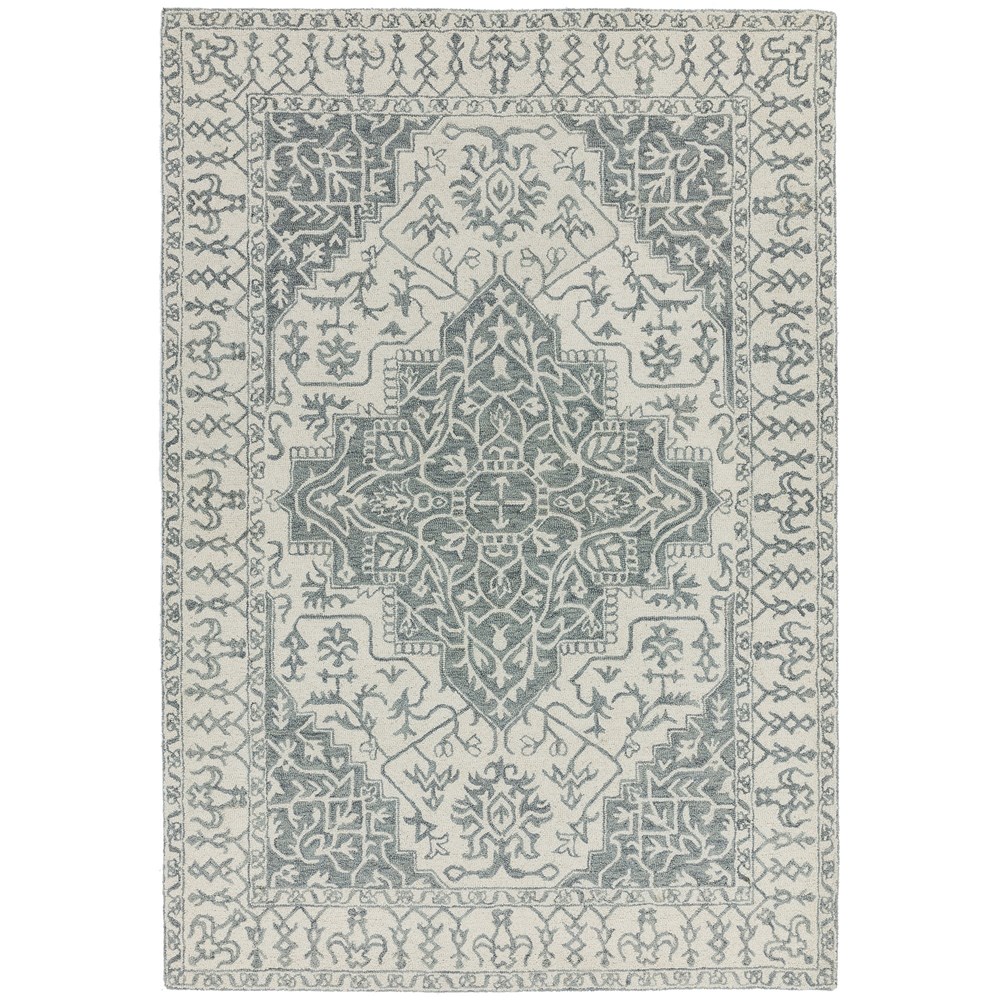 Bronte Rugs in Silver and Grey