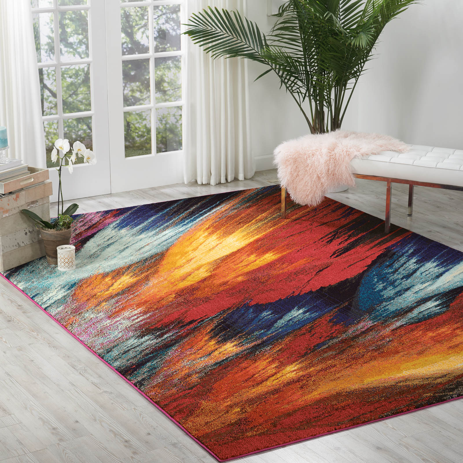 Celestial Rugs CES05 Burst by Nourison - Free UK Delivery - The Rug Seller