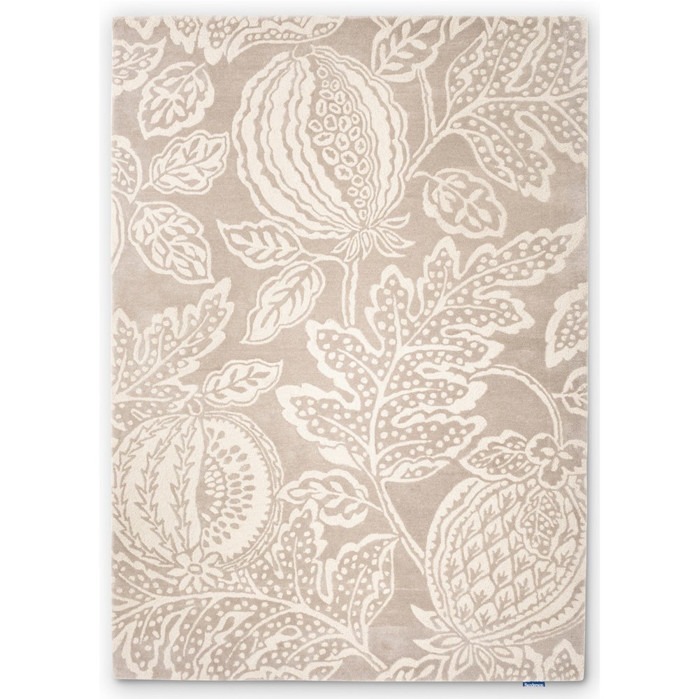 Cantaloupe Fruit Wool Rugs By Sanderson in Pebble Beige