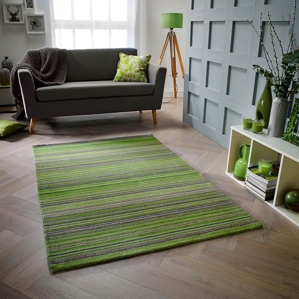 Carter Rugs in Green