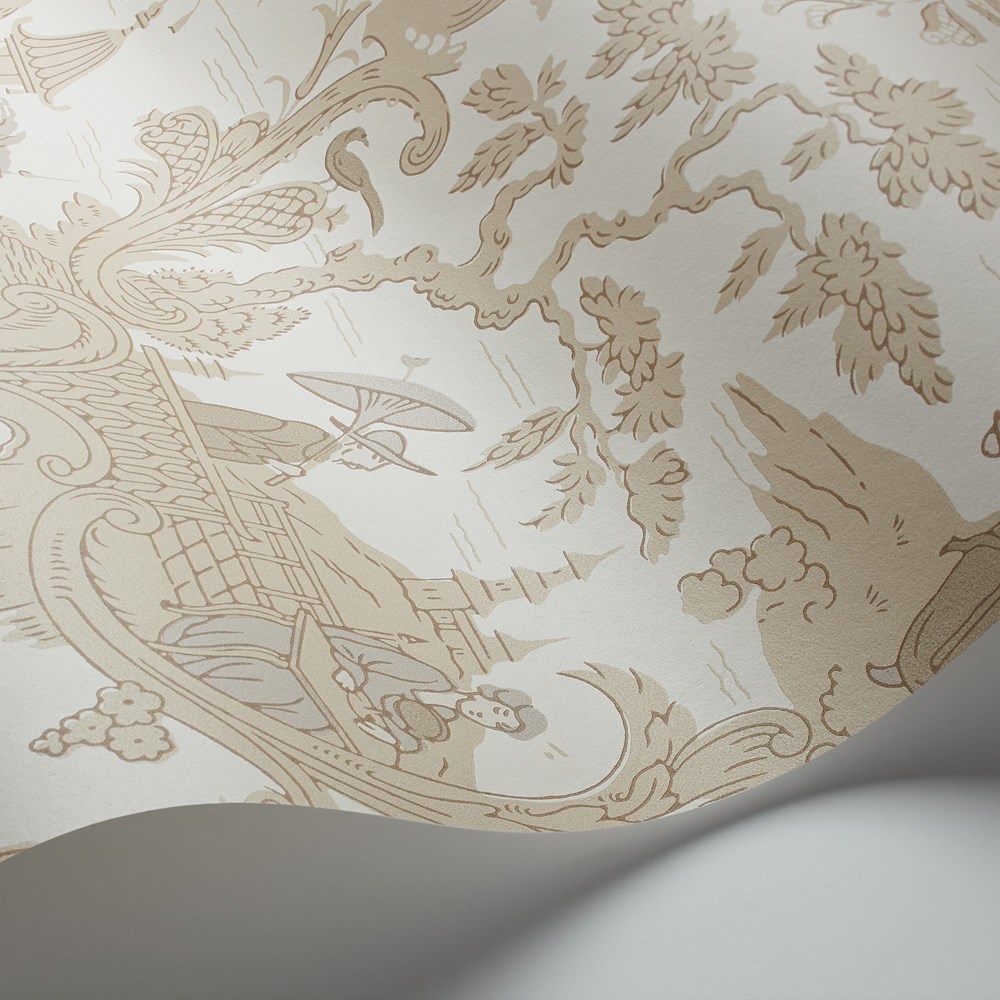 Chinese Toile by Cole & Son - Red - Wallpaper - 100/8041