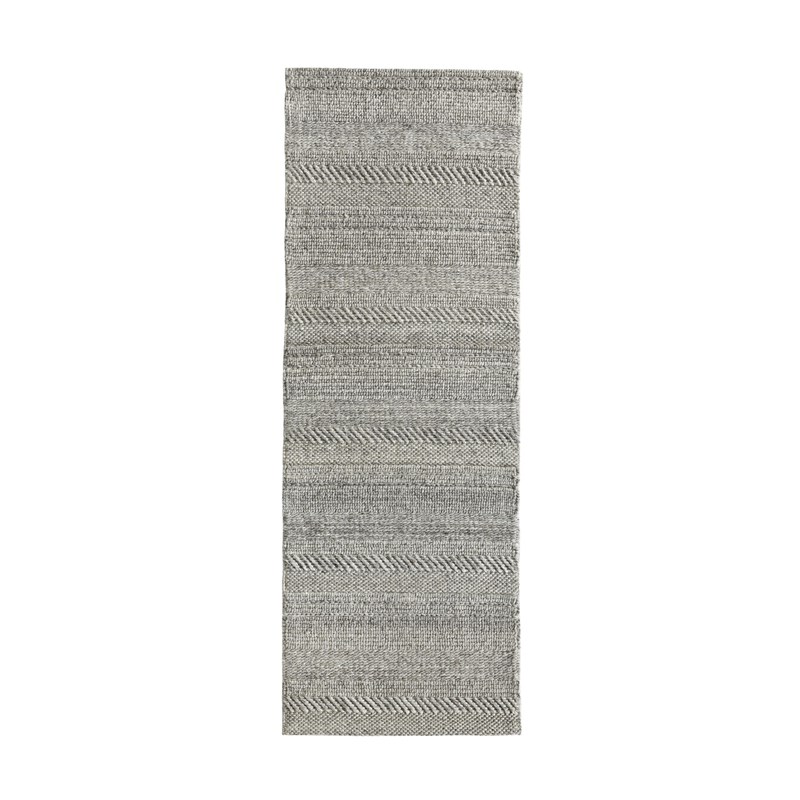 Chunky Knit Wool Hallway Runners Handwoven in Natural Grey buy online ...