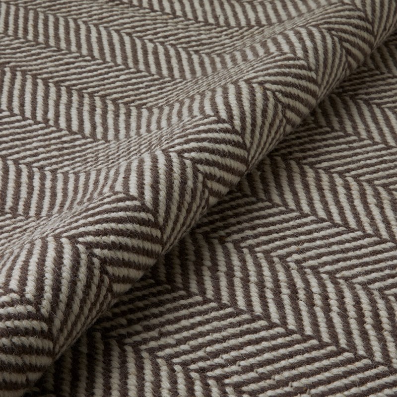 Cotswold Natural COTW01 Wool Herringbone Rugs in Grey buy online from ...