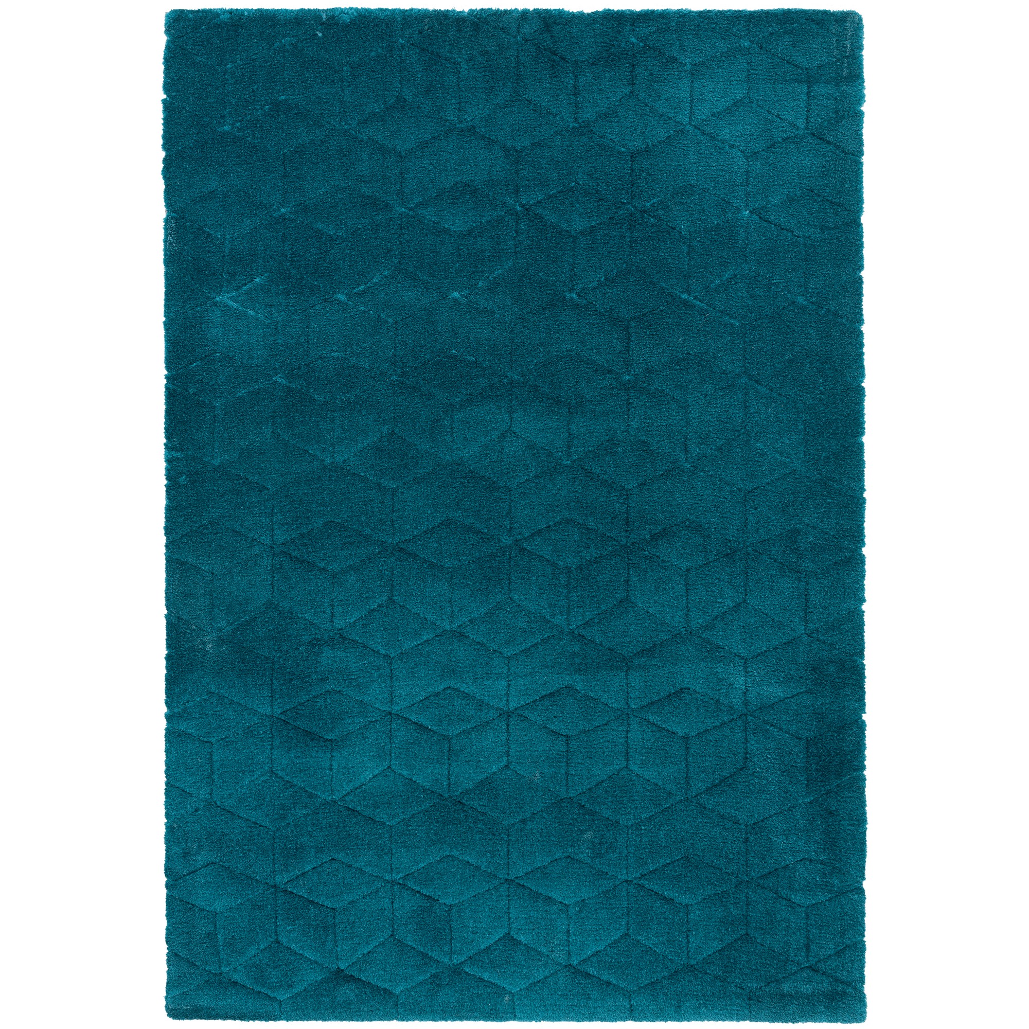 Cozy Shaggy Rugs In Teal