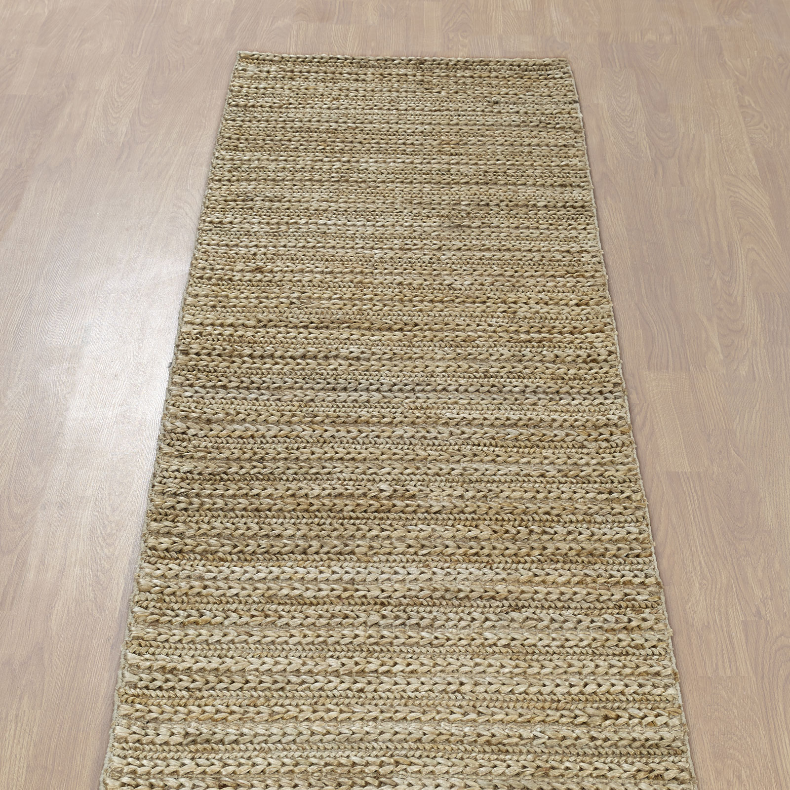 Crestwood Jute Hallway Runner in Cream - Free UK Delivery - The Rug Seller