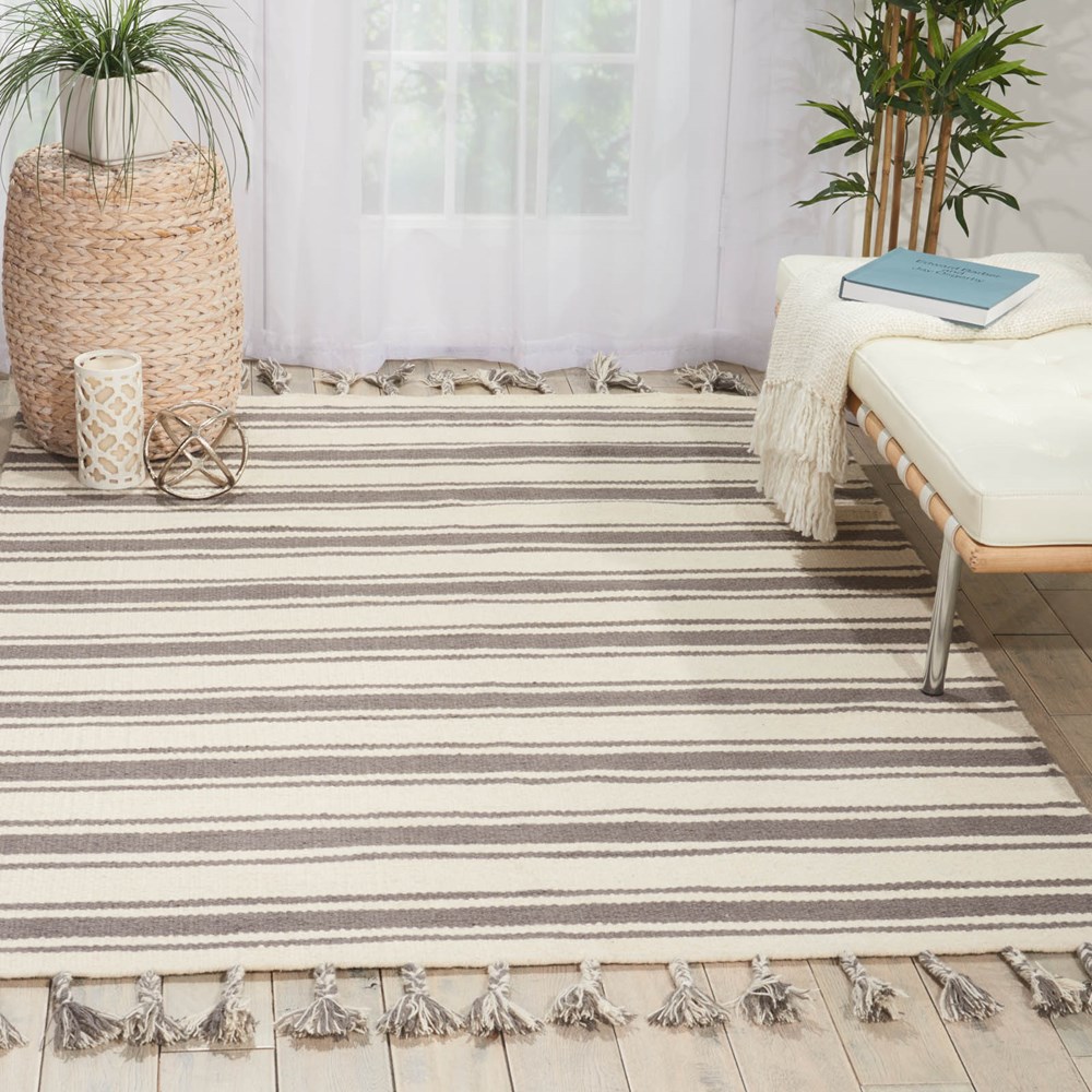 Rio Vista rugs DST01 in Ivory and Grey