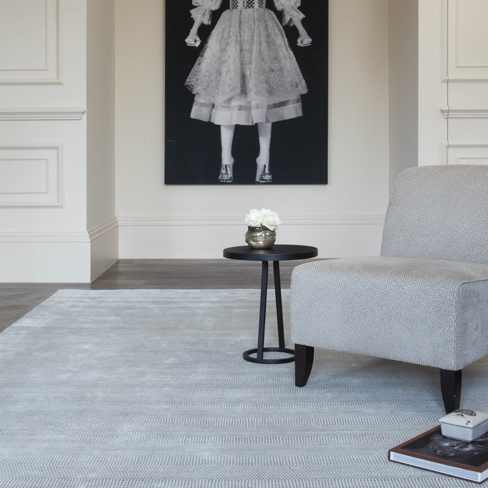 Katherine Carnaby Darcy Rug in Silver