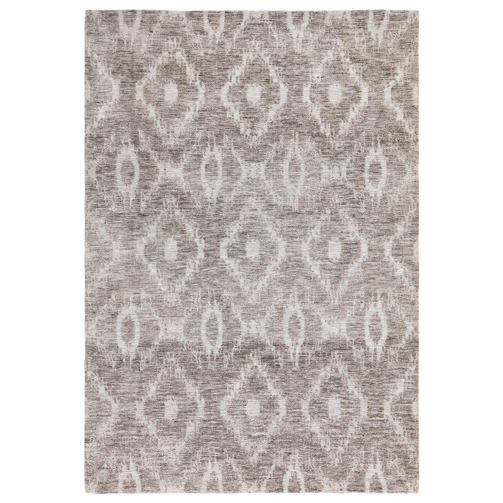 Mason Diamond Modern Abstract Rugs in Grey Silver