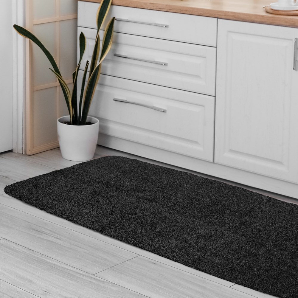 Dirtbuster Plain Modern Runner Doormat in Anthracite Grey buy online ...