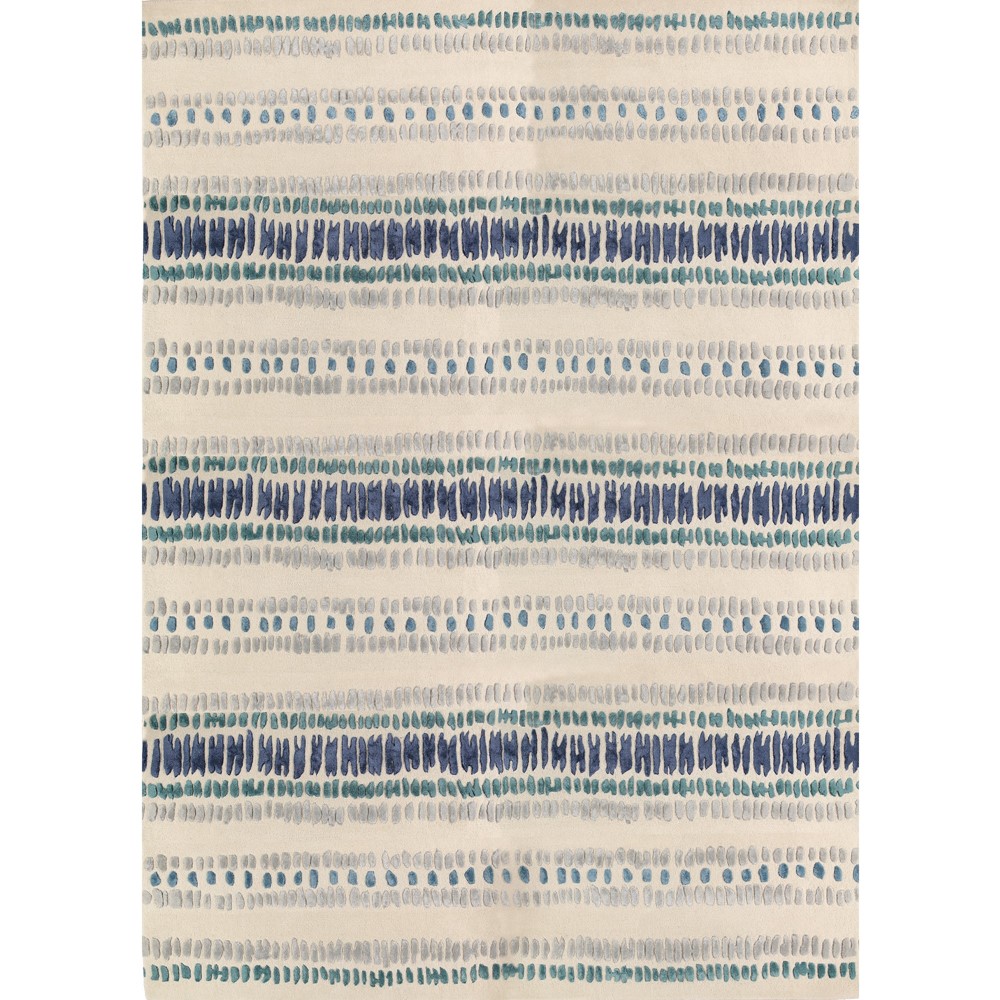 Draxon rugs in Indigo by William Yeoward