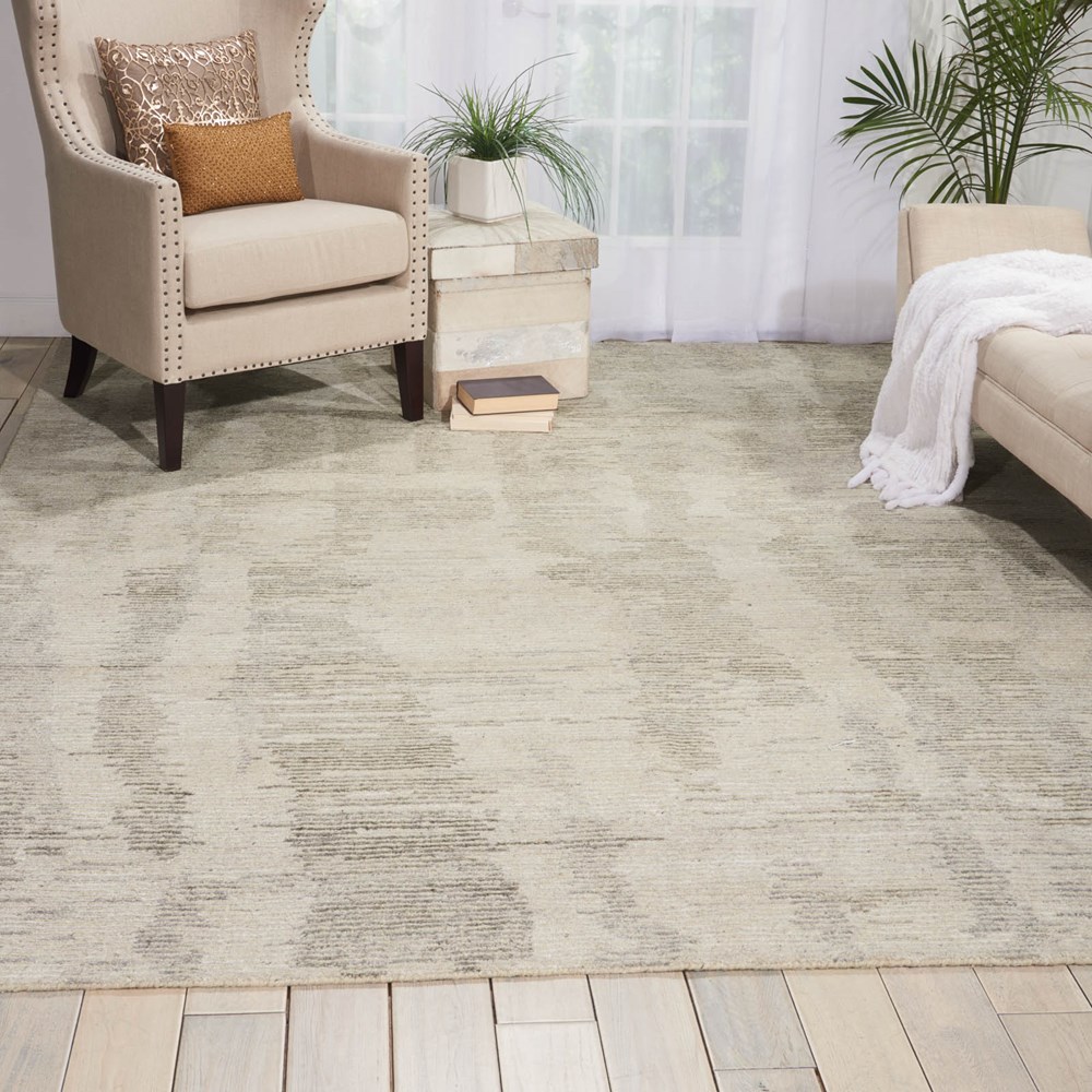 Ellora Rugs ELL01 in Ivory and Grey by Nourison