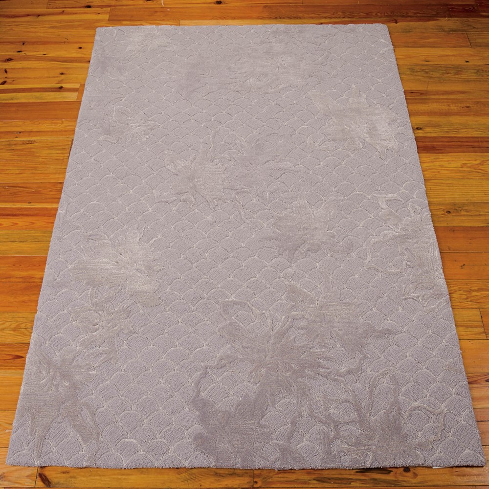 Nourison Escalade Rugs ESC11 in Silver