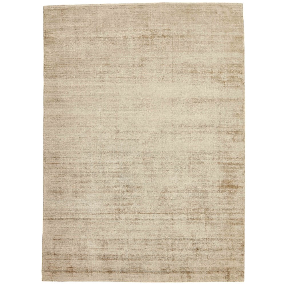 Elements Modern Handloom Plain HLC210181 Rug in Camel Brown