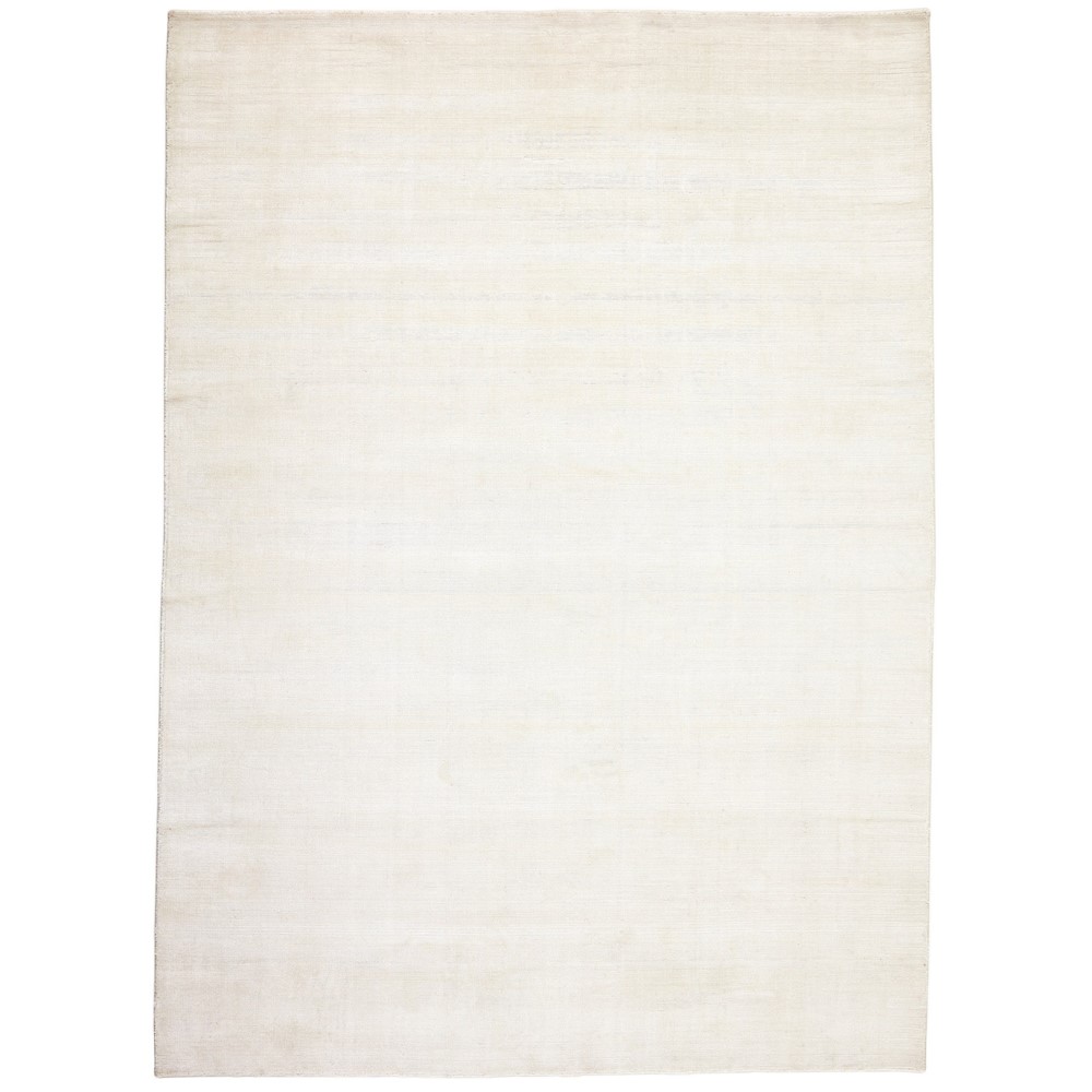 Elements Modern Handloom Plain HLC210181 Rug in White