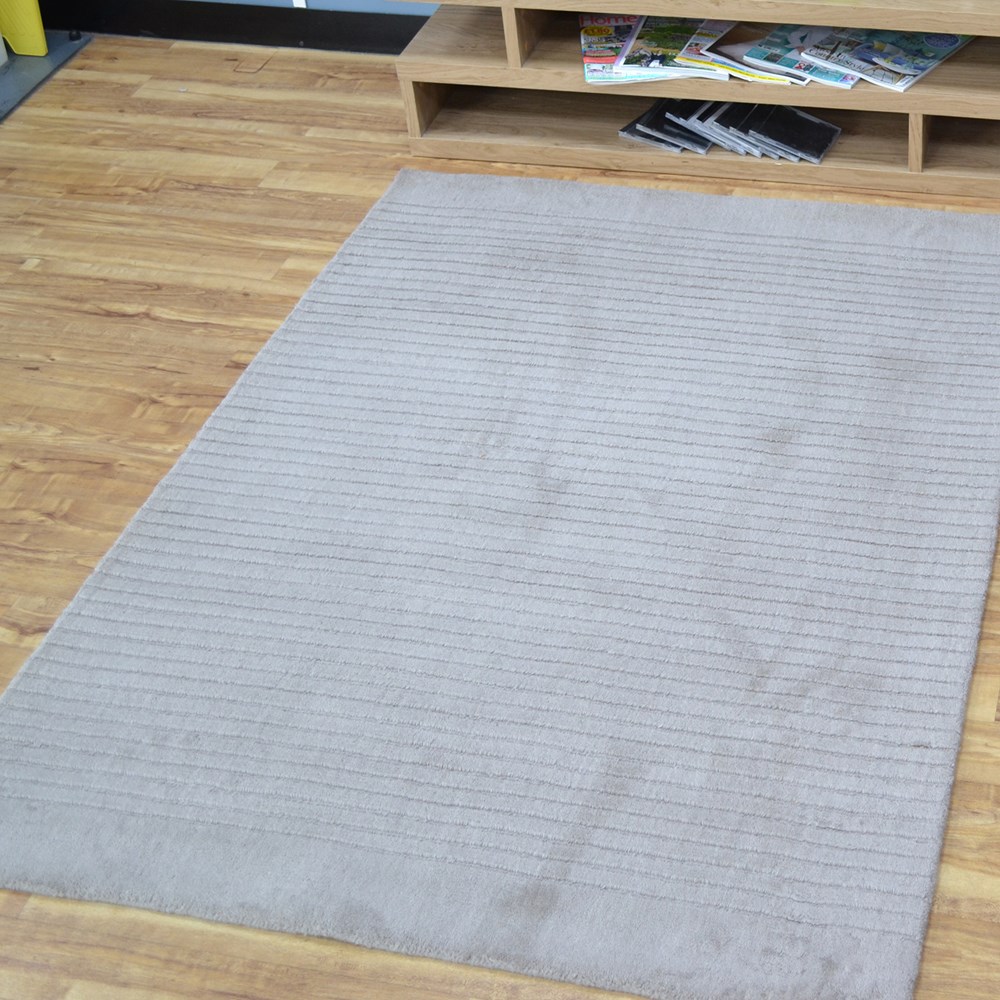 Enfield Wool Rugs in Taupe