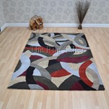 Teal runner rug