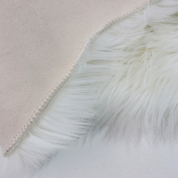 Faux Fur Rugs in White - Free UK Delivery - The Rug Seller