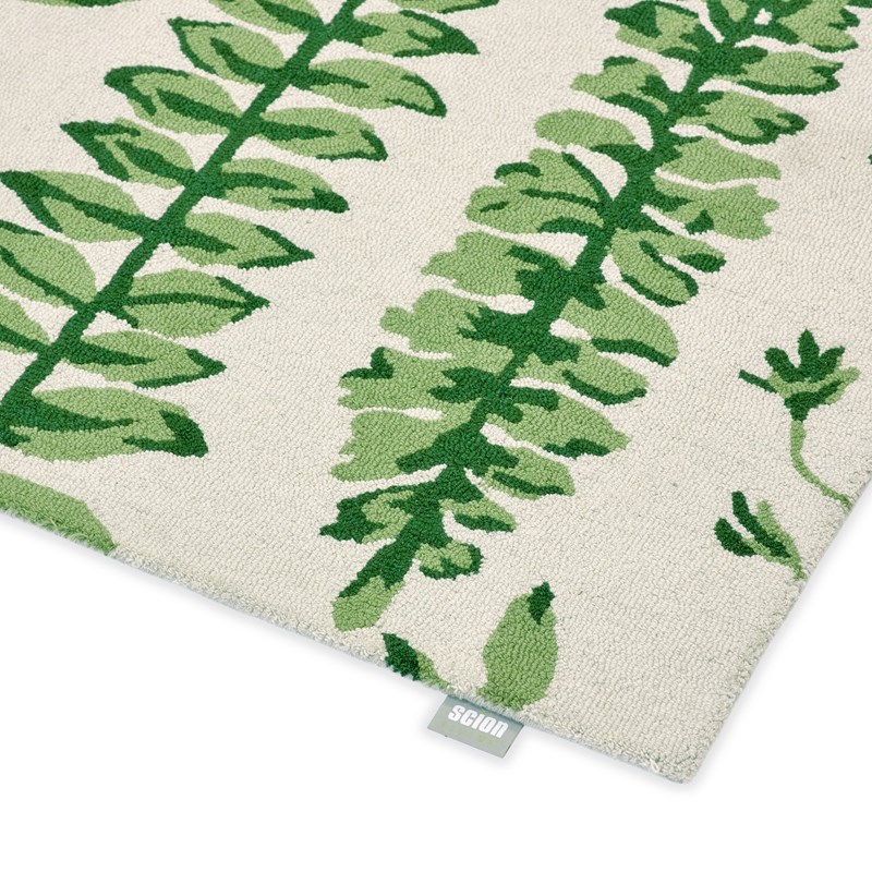 Ferns 125907 Botanical Rugs by Scion in Juniper Green buy online from ...