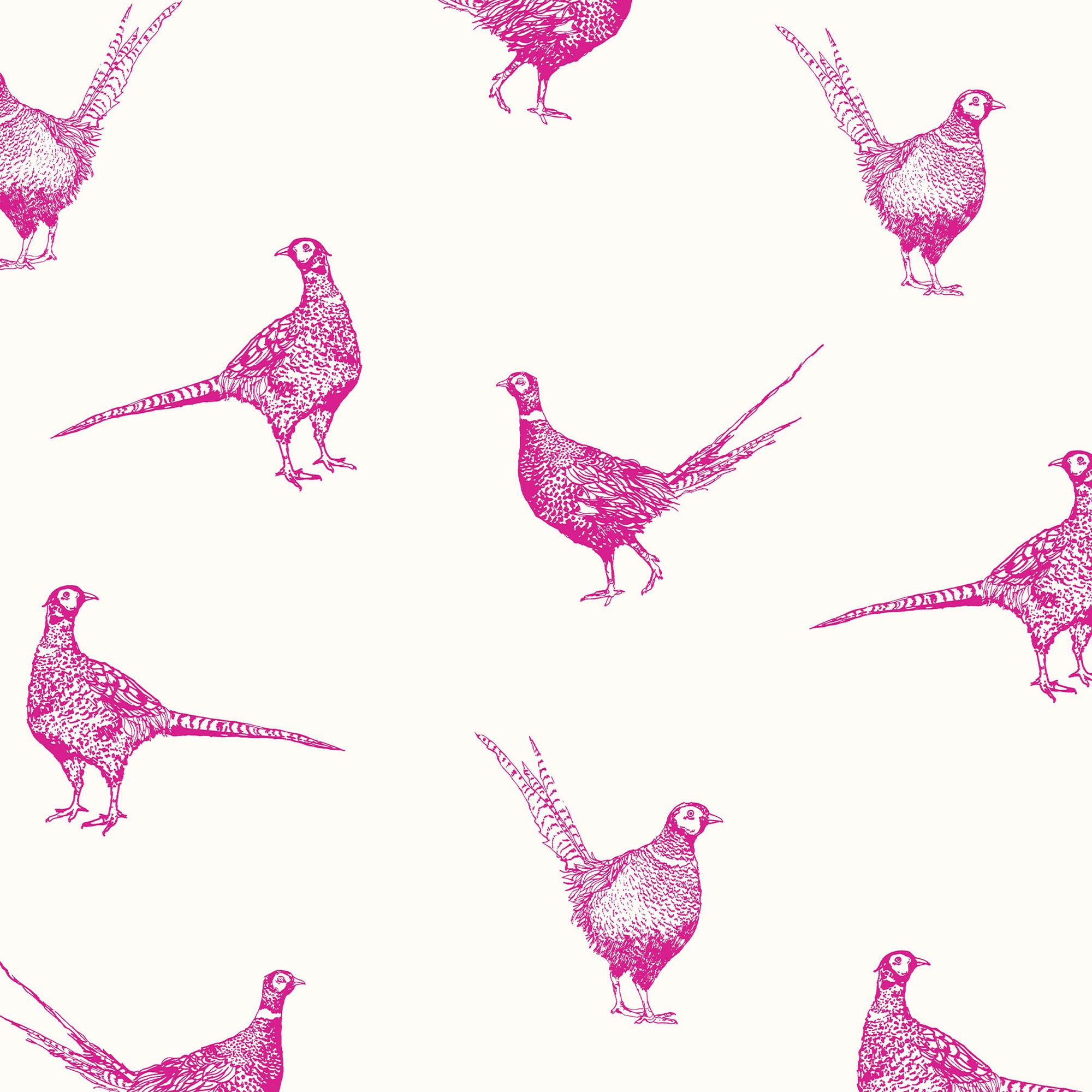 Our Pheasant Wallpaper in Oranges on... - Timorous Beasties | Facebook