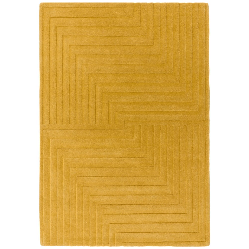 Form Rugs in Ochre