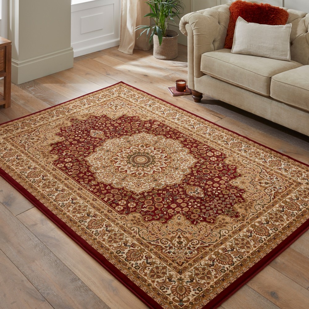 Grand Heritage GH101 Traditional Persian Rugs by Concept Looms in Red