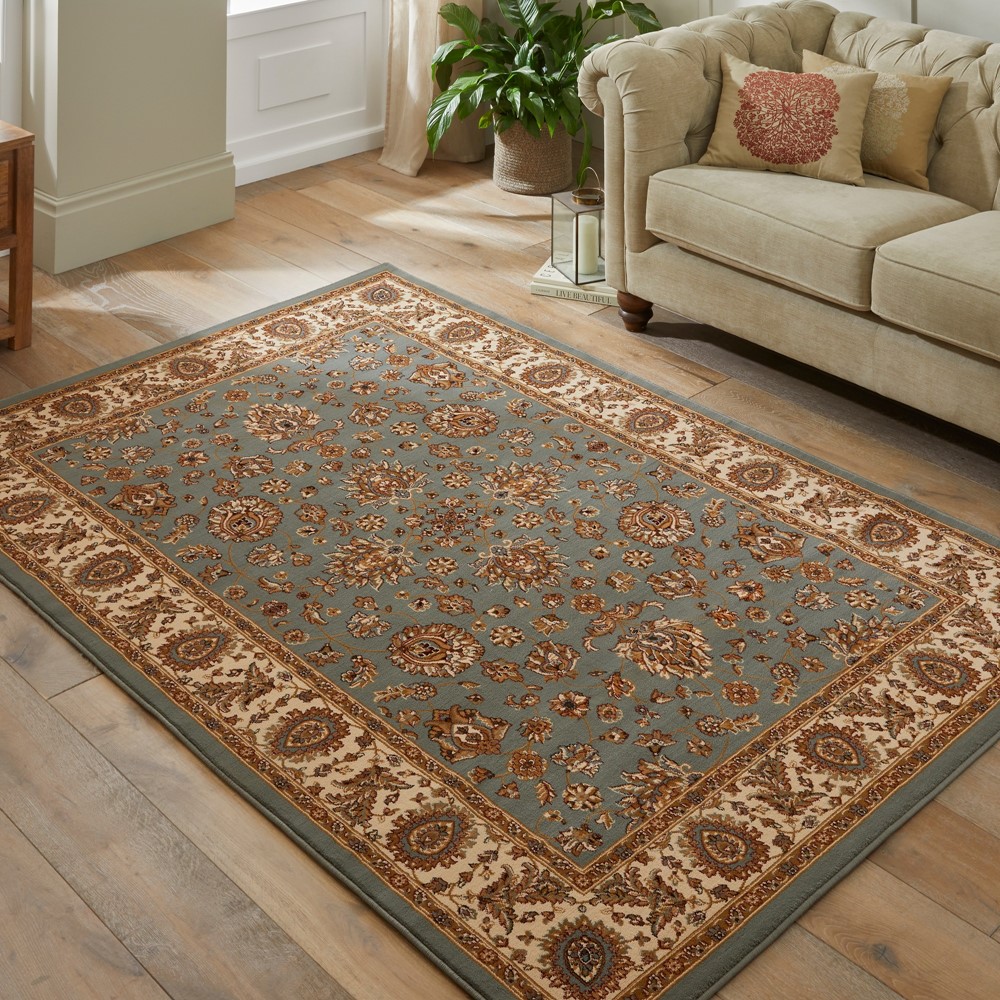 Grand Heritage GH102 Traditional Persian Rugs by Concept Looms in Blue