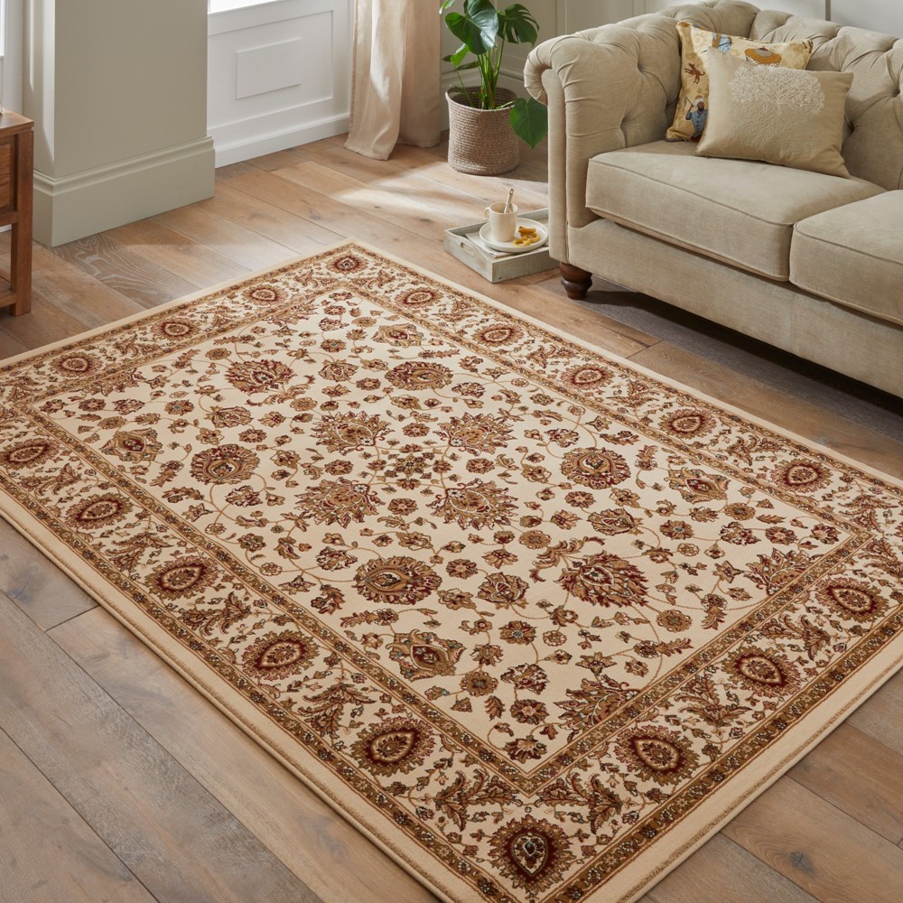 Grand Heritage GH102 Traditional Persian Rugs by Concept Looms in Cream