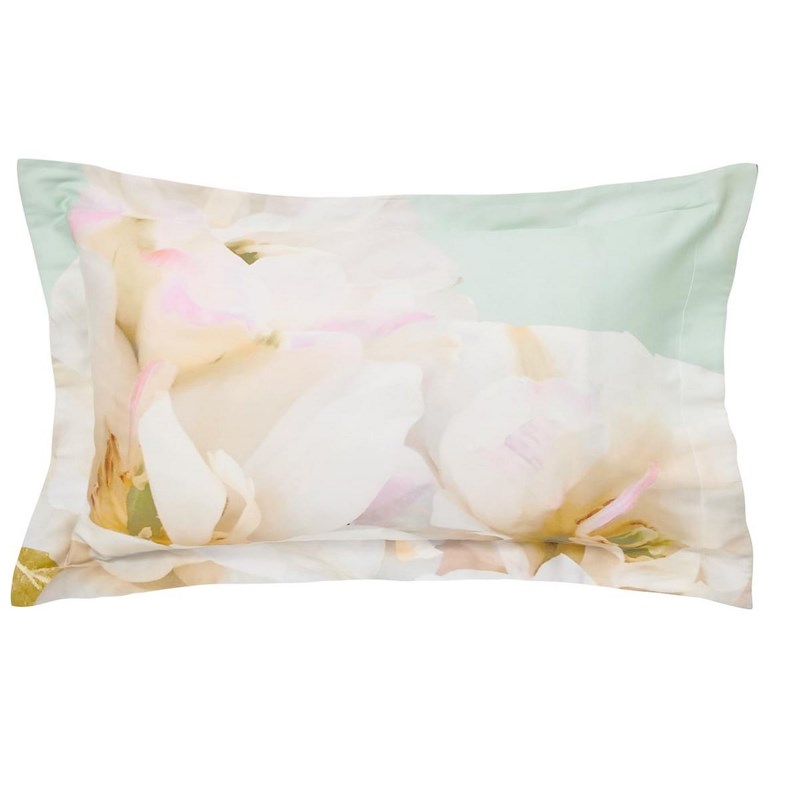 Gardenia Floral Bedding by Ted Baker in Mint Green buy online from