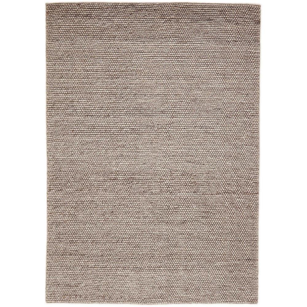 Globe Modern Loop Weave Wool UD 989 Rug in Sand Brown