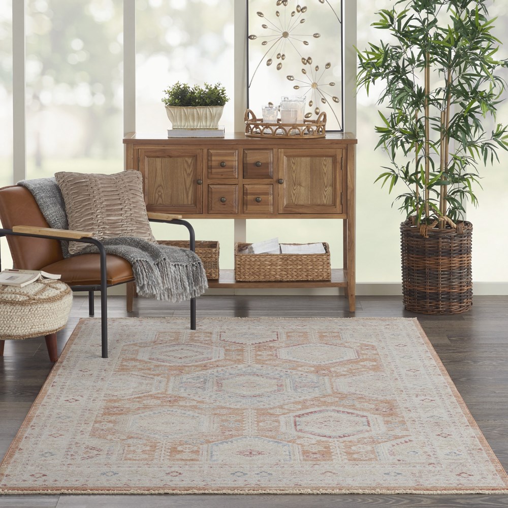 Homestead Rugs HMS01 in Brick by Nourison