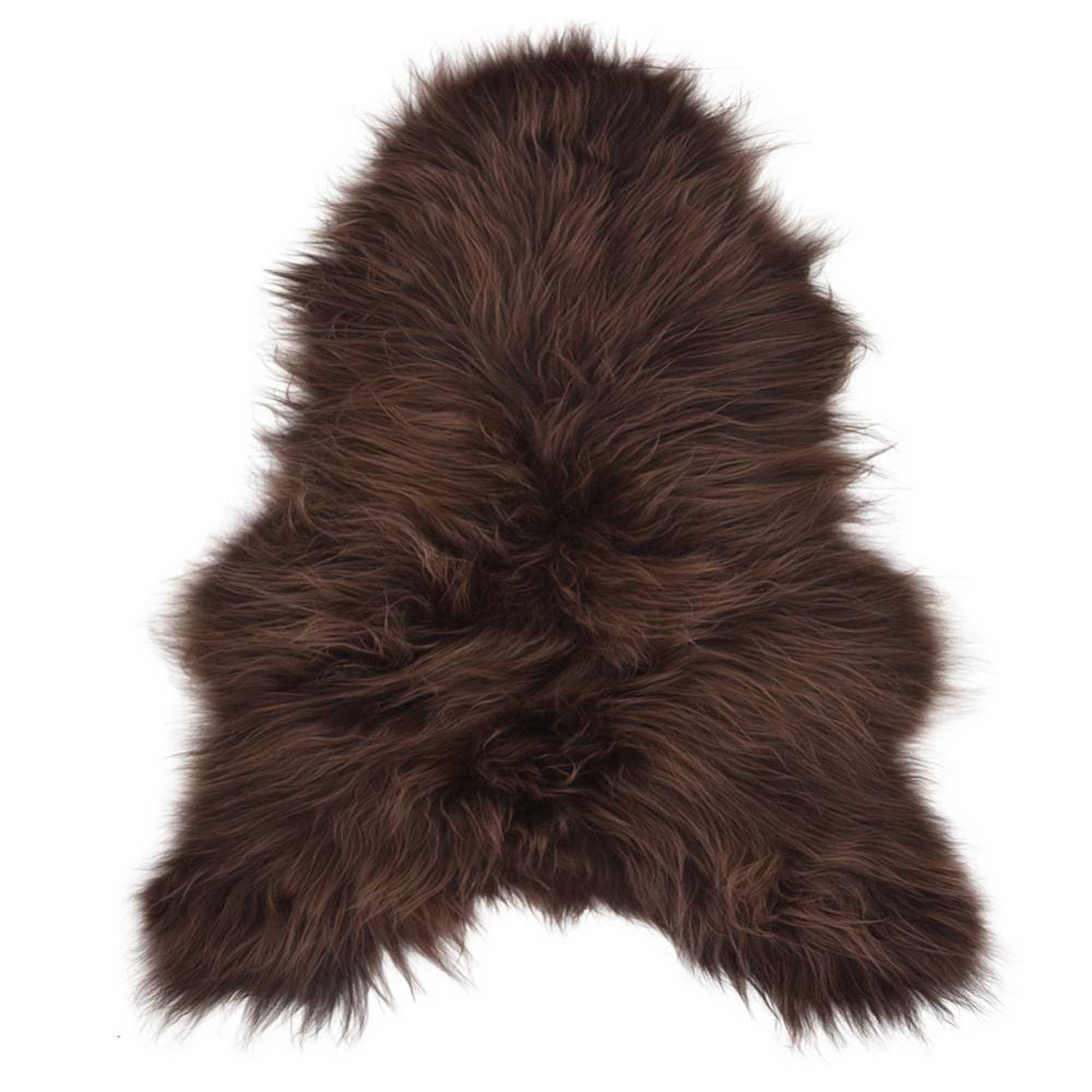 Icelandic Sheepskin Rugs in Taupe Brown buy online from the rug seller uk