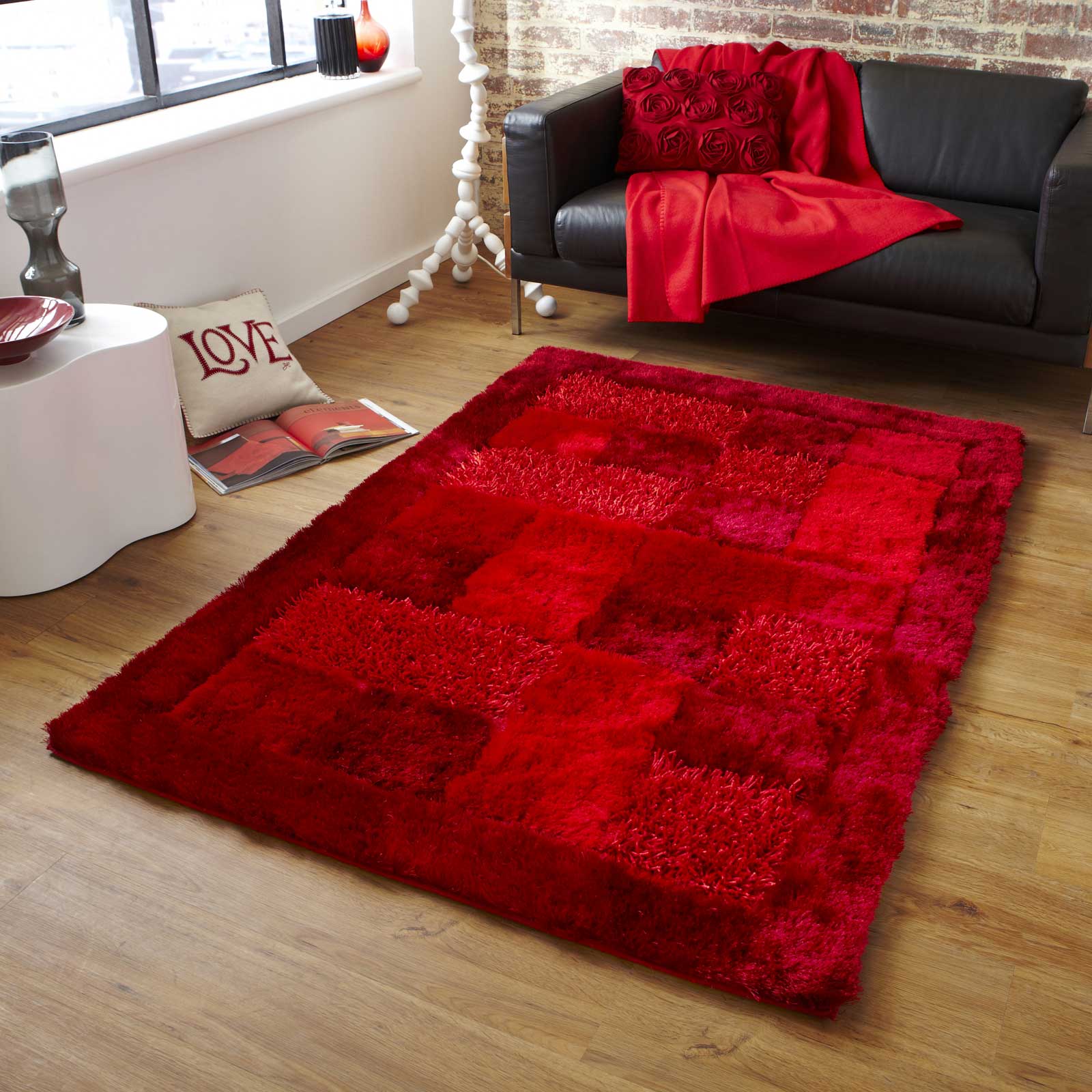 Noble House Rugs JR04 Red - Free UK Delivery - The Rug Seller