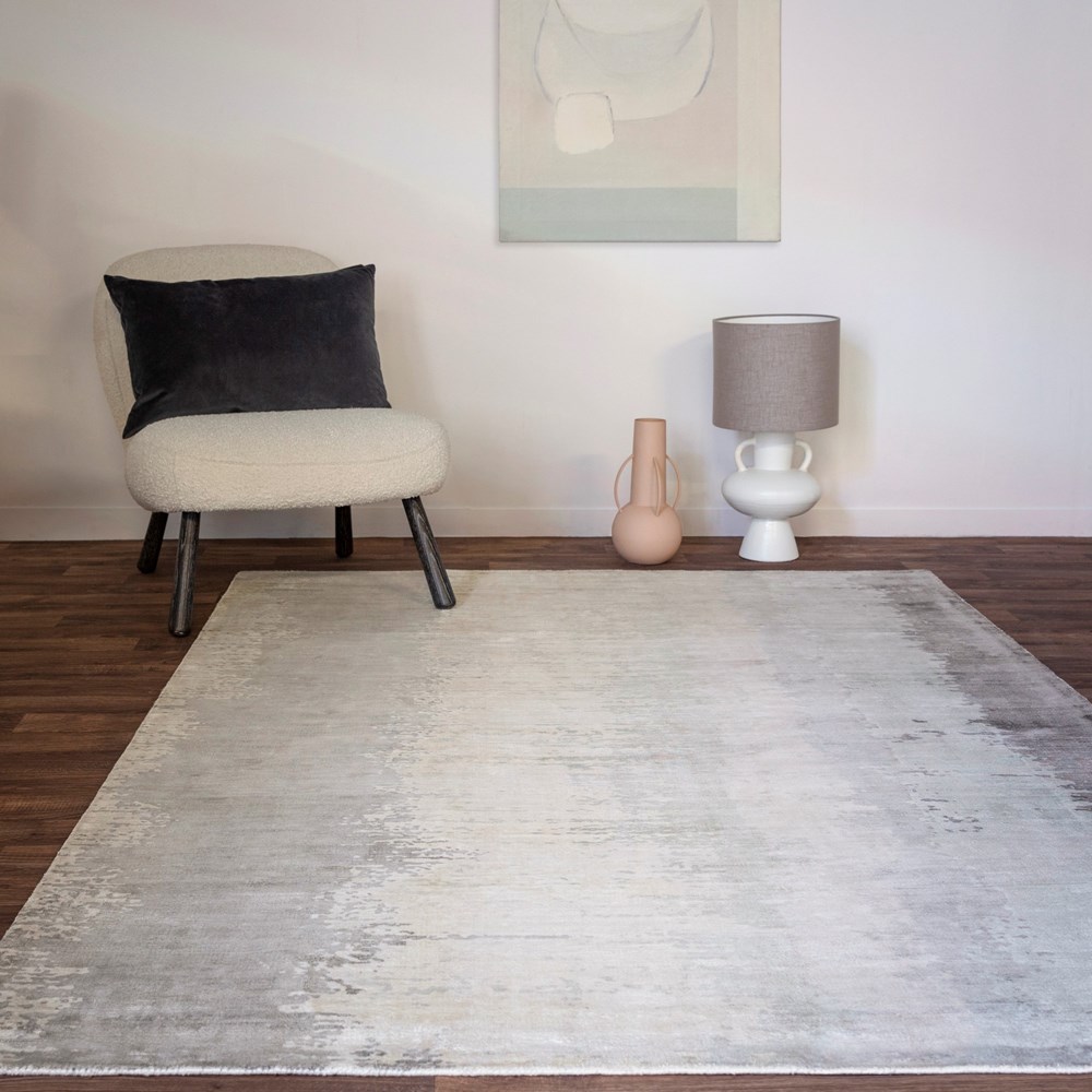 Juno Abstract Rugs in Greige Beige