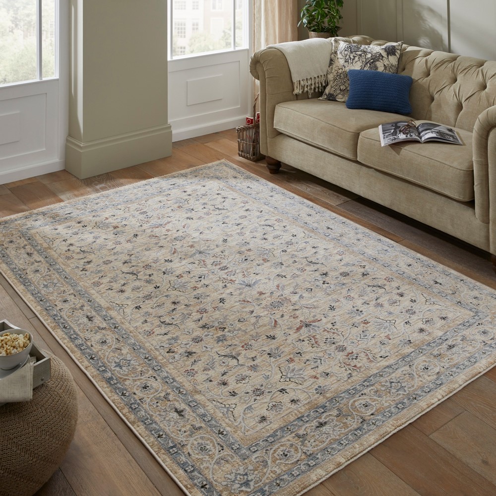 Legacy LEG06 Traditional Persian Rugs by Concept Looms in Cream White