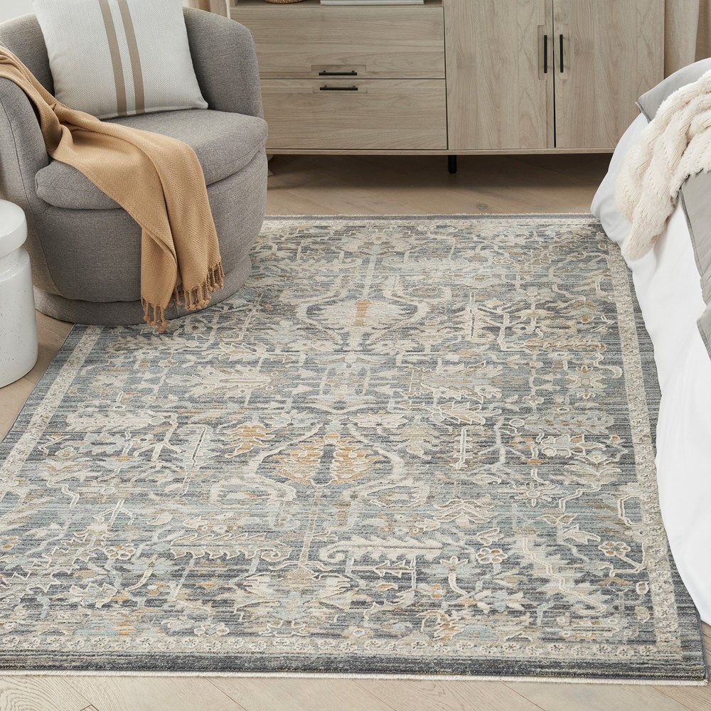 Lynx LNX02 Traditional Rugs by Nourison in Navy Multi