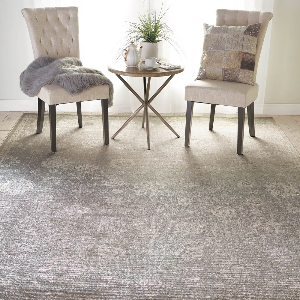 Nourison Luminance Rugs LUM06 in Ironstone