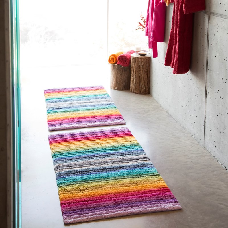 Luxury Larry Striped Bath Mat by Designer Abyss & Habidecor buy online ...