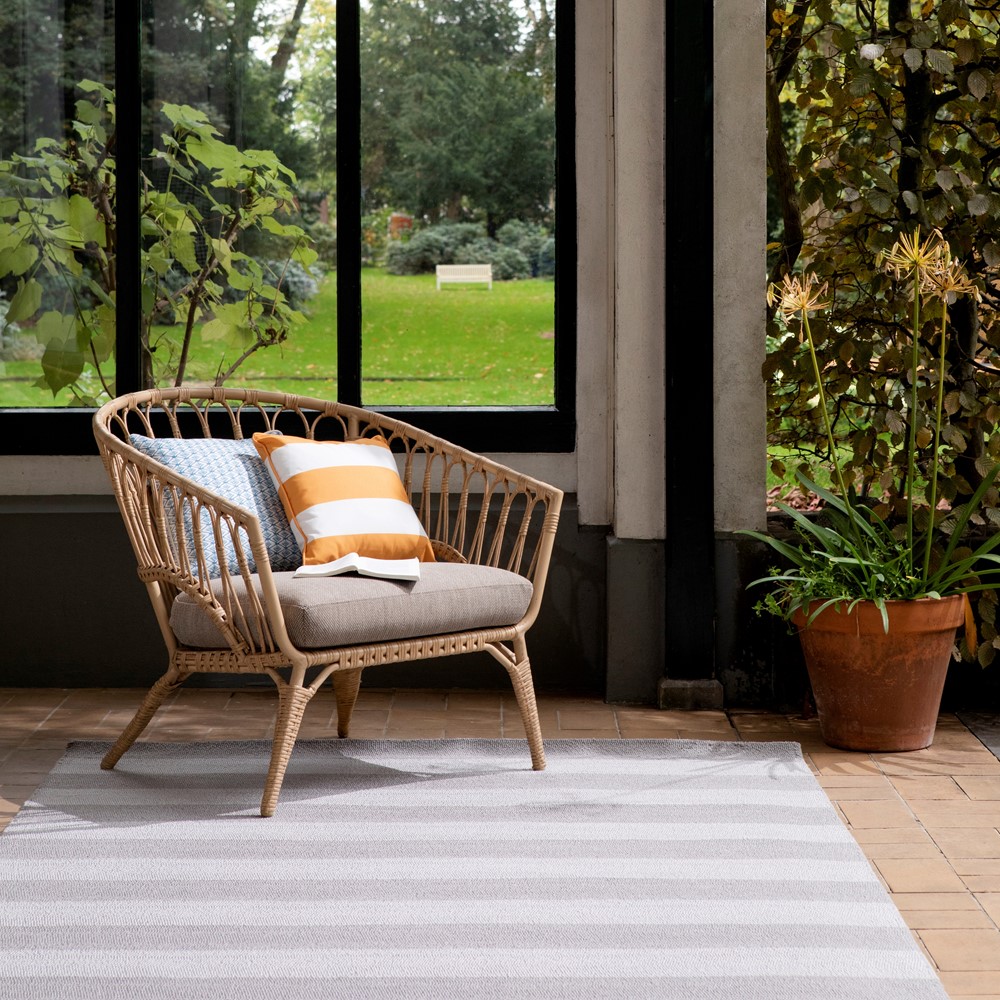 Lille 480004 Indoor Outdoor Rug by Laura Ashley in Dove Grey