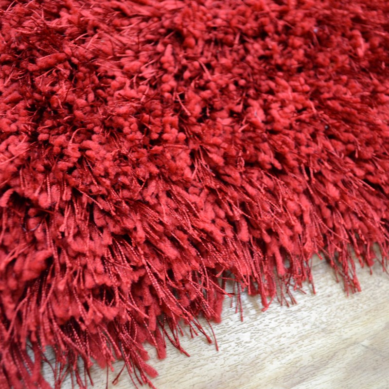 Love Shaggy Rugs in Crimson buy online from the rug seller uk