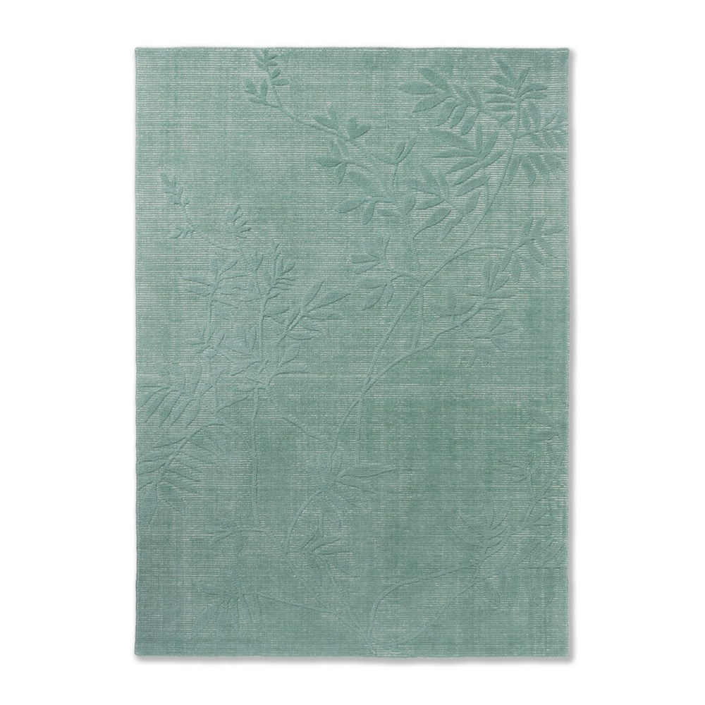 Mari Botanical 081507 Rug by Laura Ashley in Mineral Green