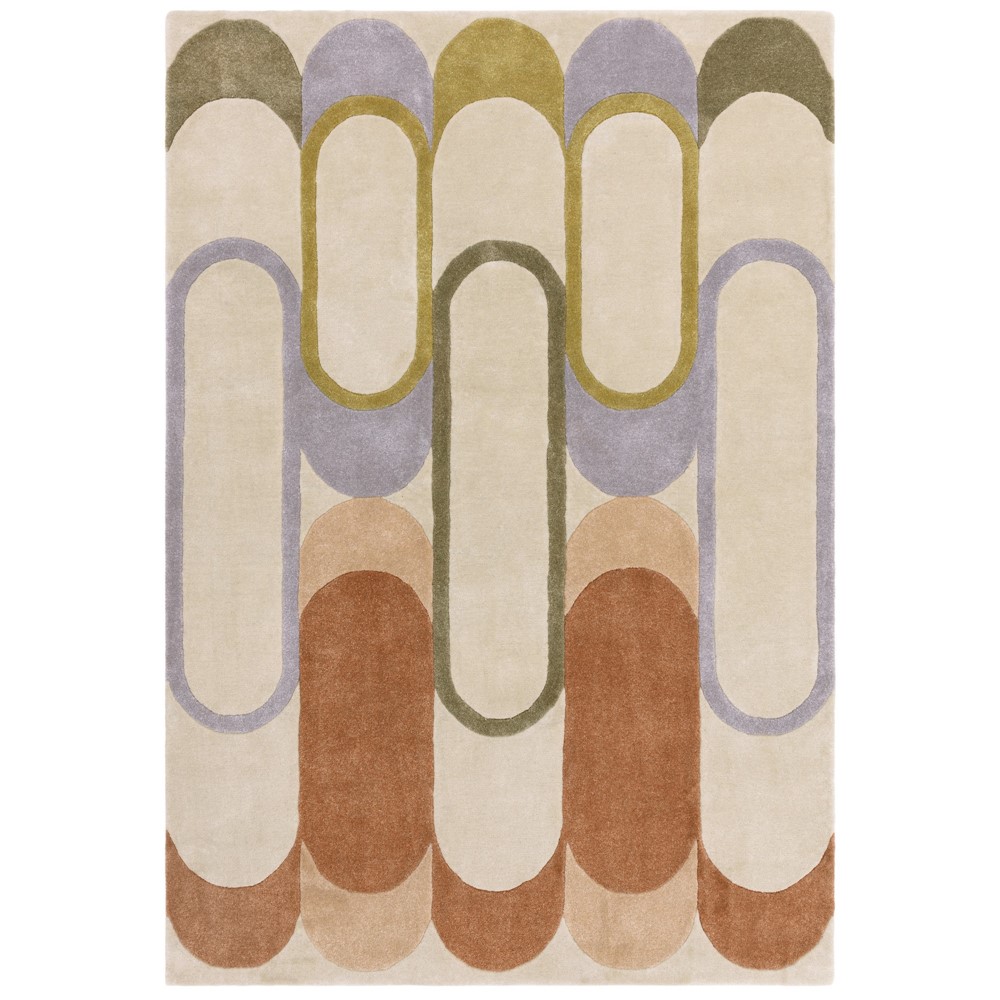 Romy Module 09 Geometric Modern Rugs in Pastel