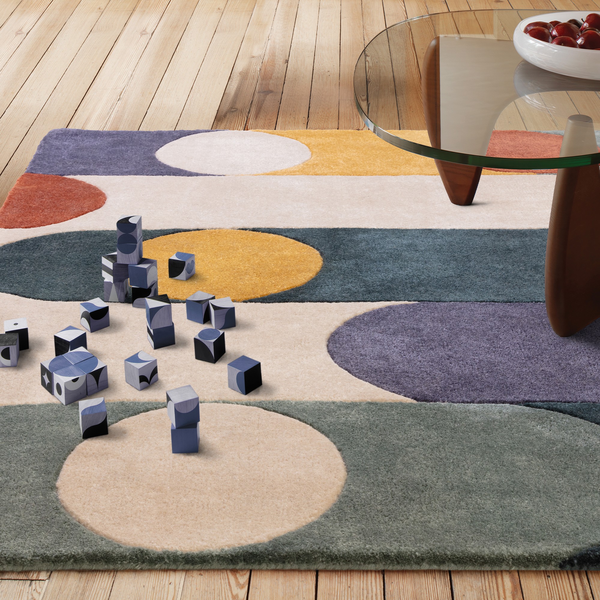 Romy Morse 07 Geometric Modern Rugs In Multi