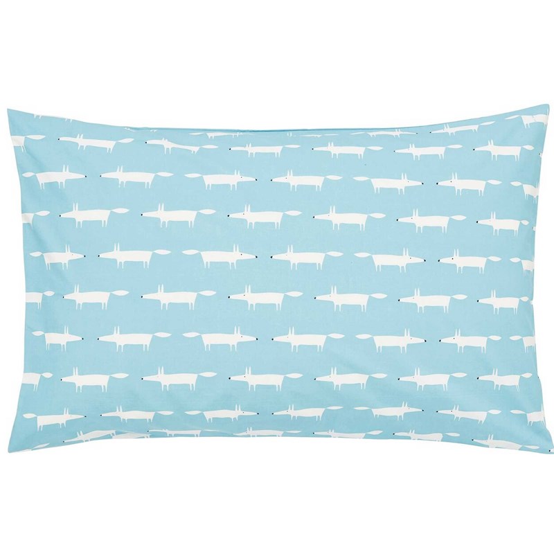 Mr Fox Bedding and Pillowcase By Scion in Teal buy online from the rug ...