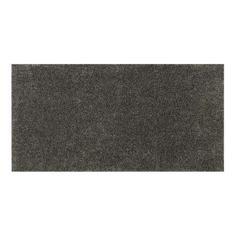 Turtle Multi Grip Plain Doormat in Seal Grey buy online from the rug ...