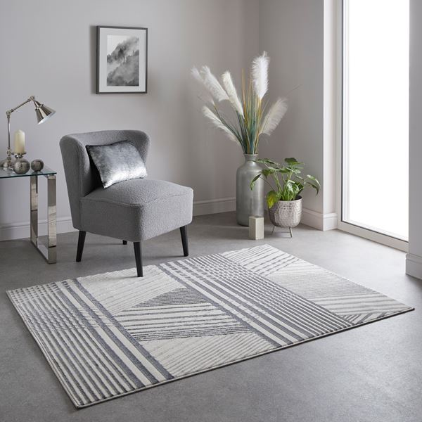 Nebula NEB01 Rug - Silver