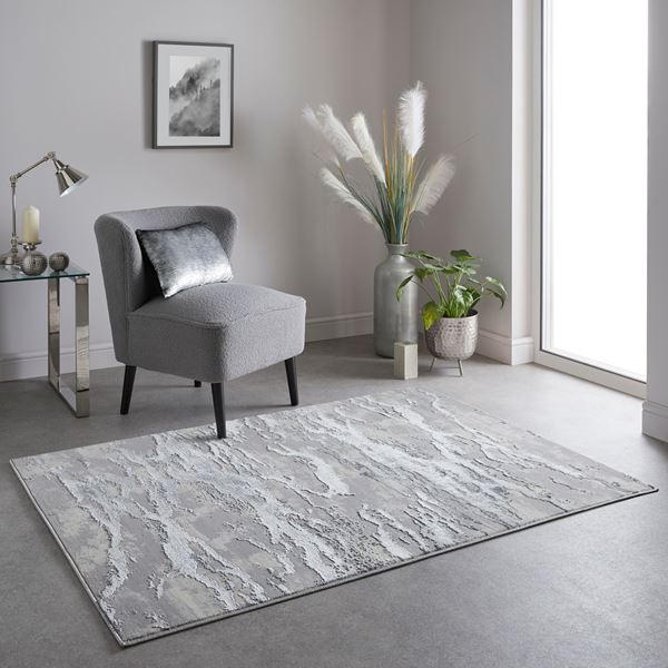 Nebula NEB02 Rug - Silver