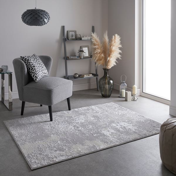 Nebula NEB03 Rug - Silver