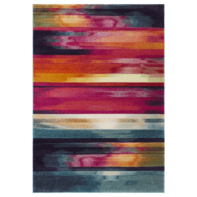 Nova Rugs NV05 in Stripe Multi buy online from the rug seller uk