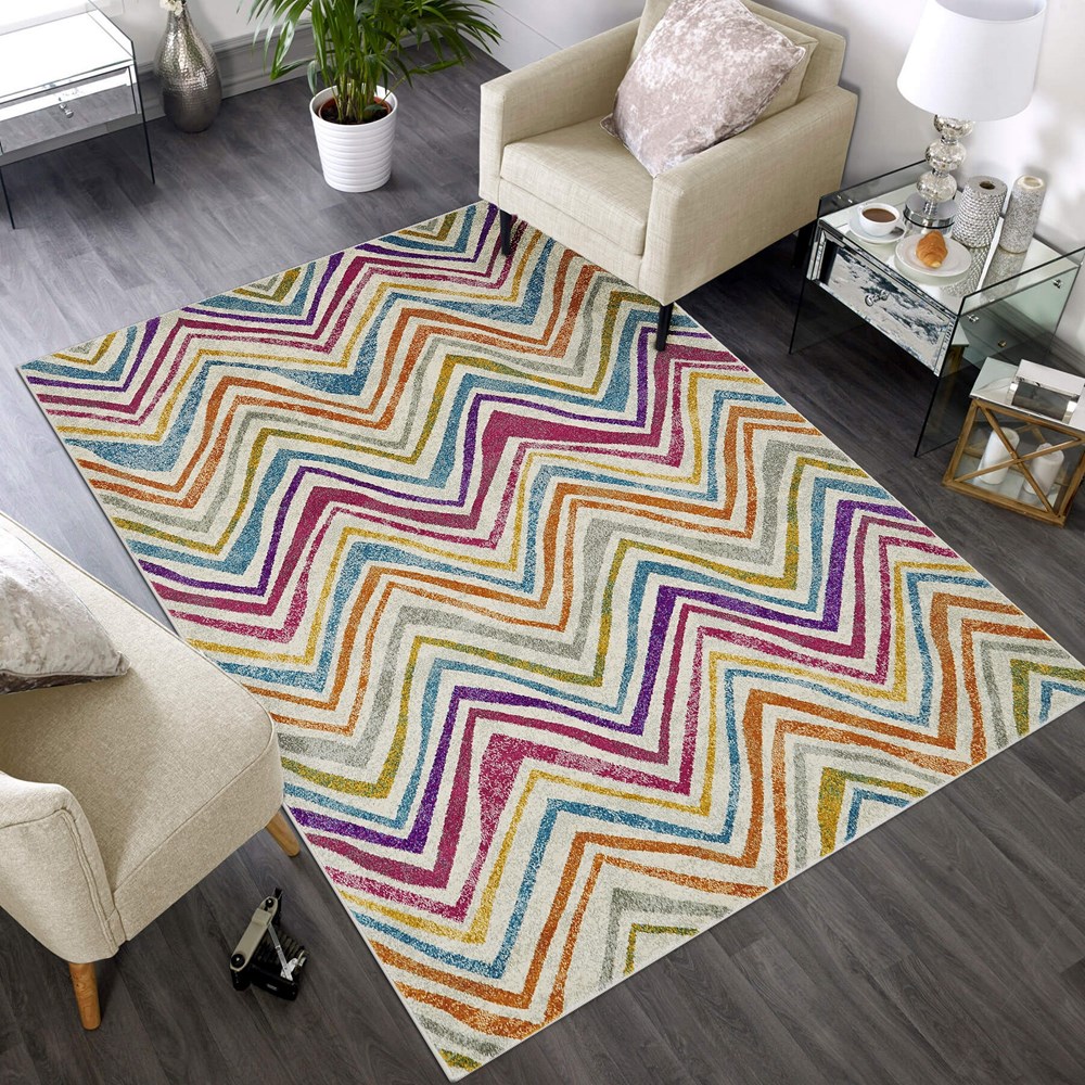 Nova Rugs NV21 in Rhythm Multi buy online from the rug seller uk