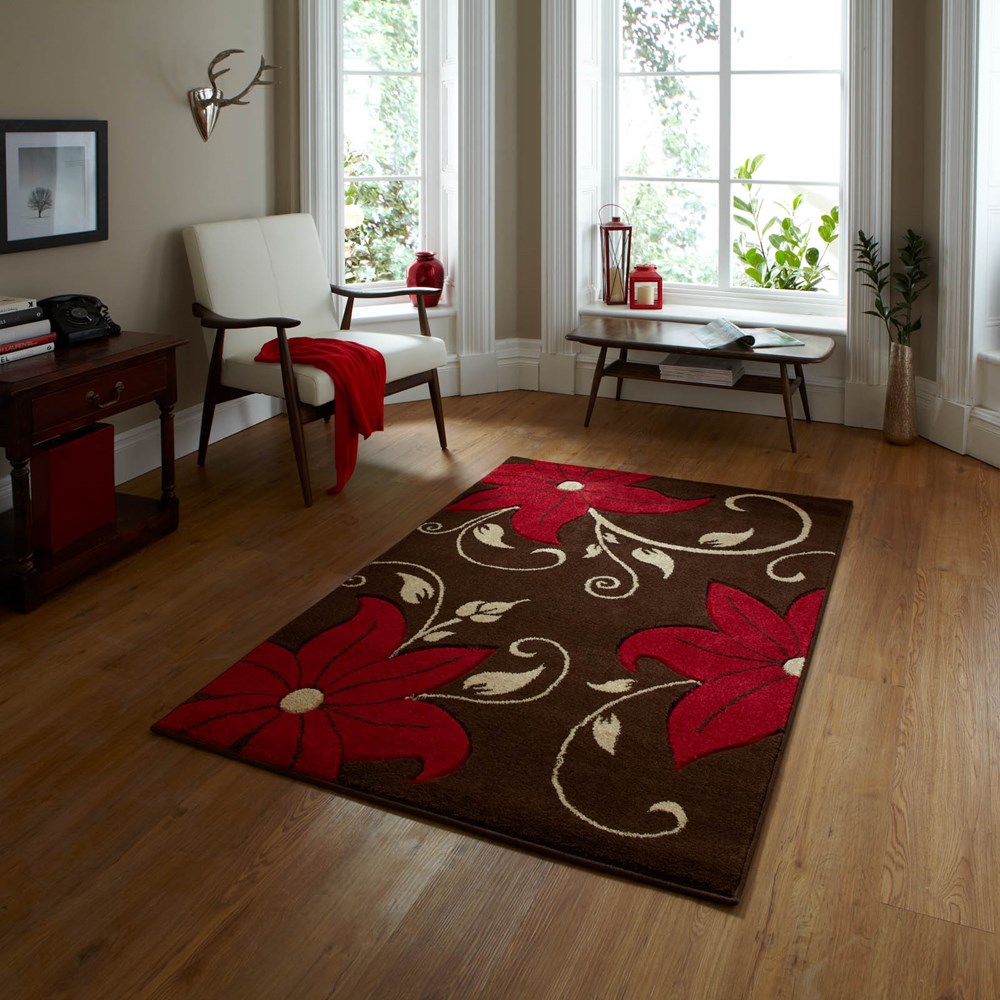 Red white brown. Красный ковер столы и люди. Floral Carving Rug. Hand-Carved Rug into Utility Oak Wood Floor.